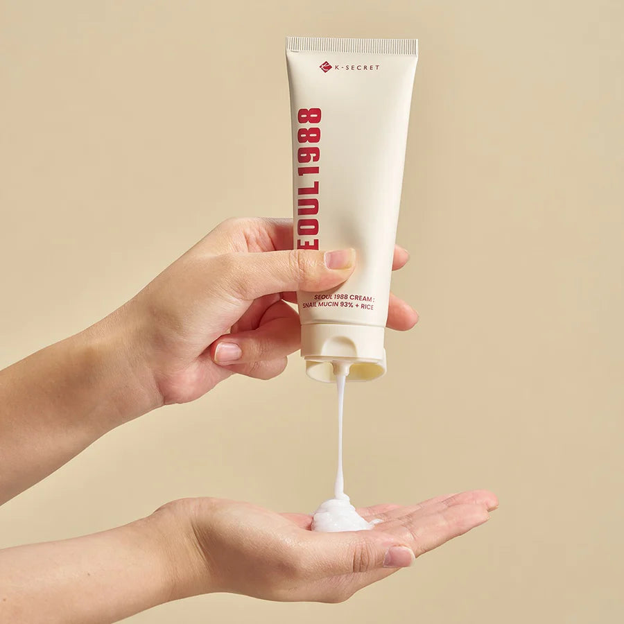 SEOUL 1988 CREAM: SNAIL MUCIN 93% RICE