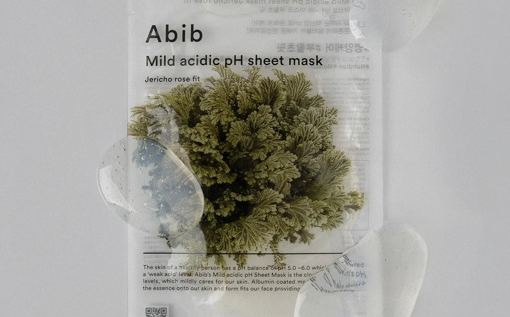 MILD ACIDIC  PH SHEET MASK JERICHO ROSE FIT