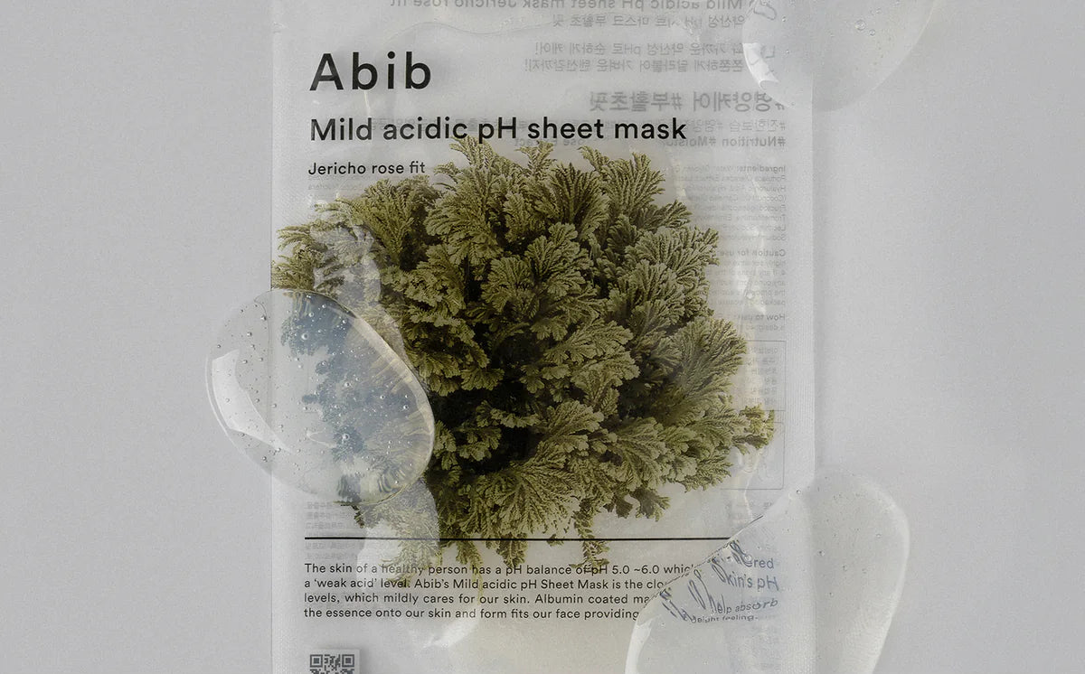 MILD ACIDIC  PH SHEET MASK JERICHO ROSE FIT