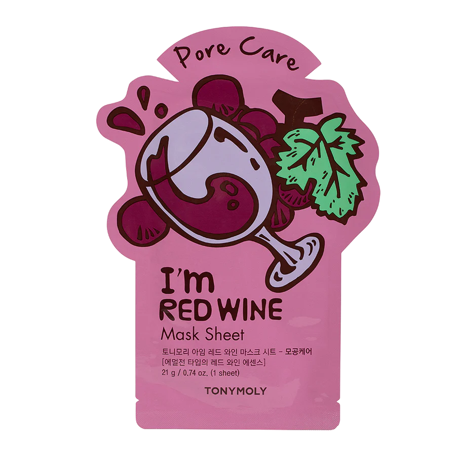 I'M REAL RED WINE MASK SHEET