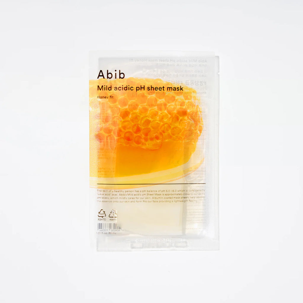 MILD ACIDIC PH SHEET MASK HONEY FIT