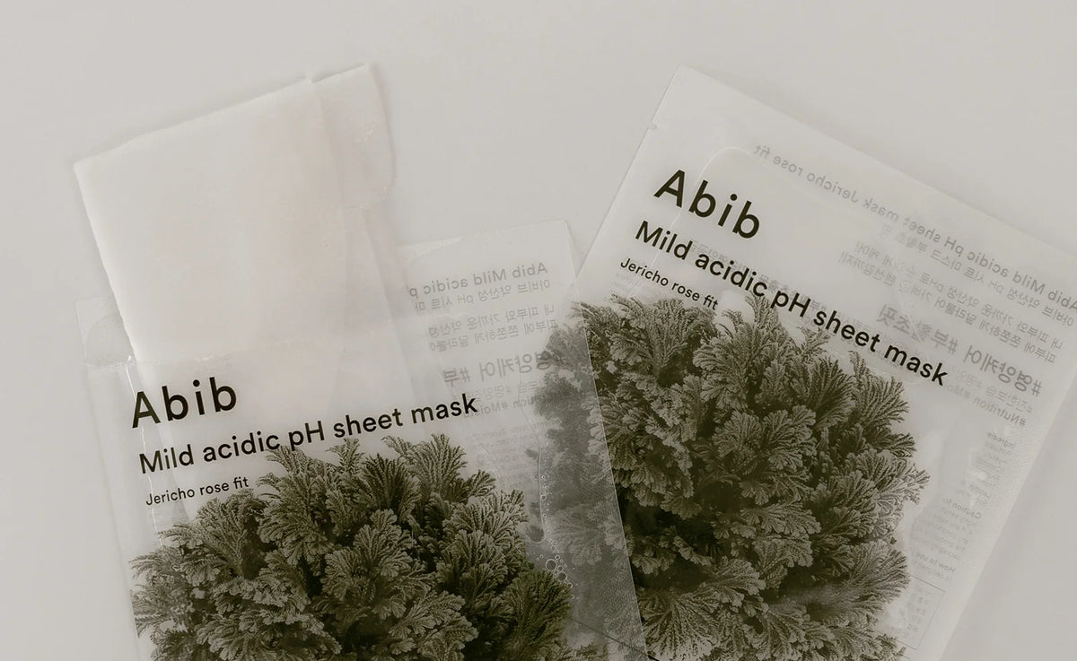 MILD ACIDIC  PH SHEET MASK JERICHO ROSE FIT
