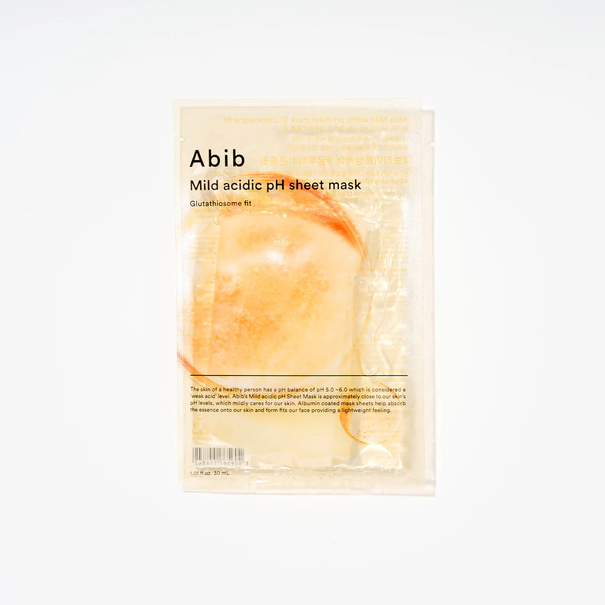 MILD ACIDIC PH SHEET MASK GLUTATHIOSOME FIT
