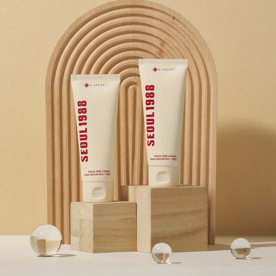 SEOUL 1988 CREAM: SNAIL MUCIN 93% RICE
