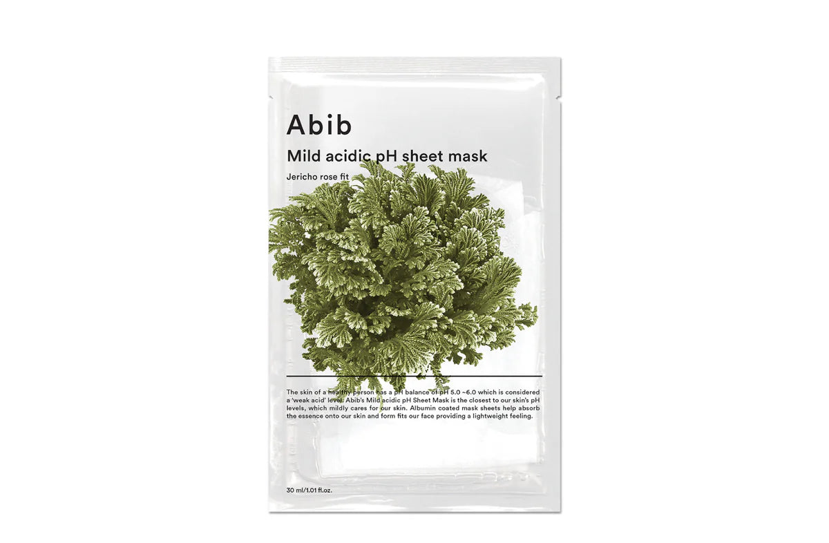 MILD ACIDIC  PH SHEET MASK JERICHO ROSE FIT