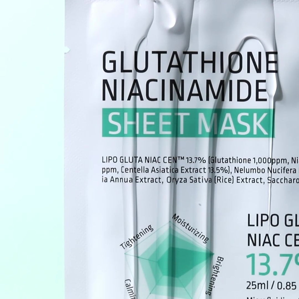GLUTATHIONE NIACINAMIDE SHEET MASK