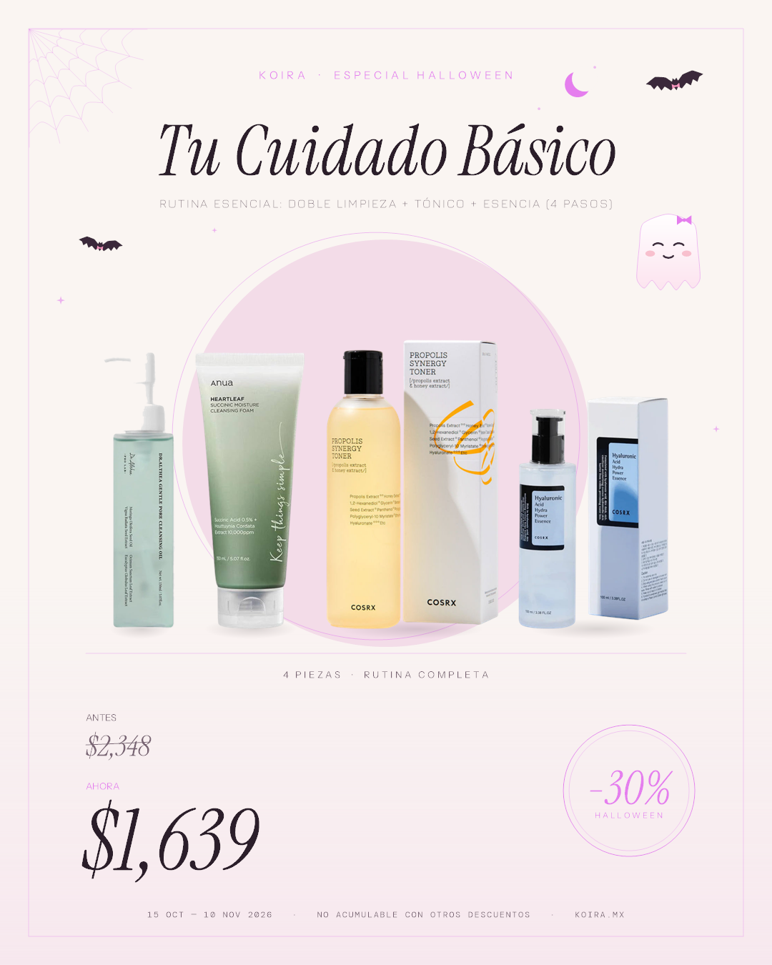Bundle Tu Cuidado Básico – Especial Halloween KOIRA