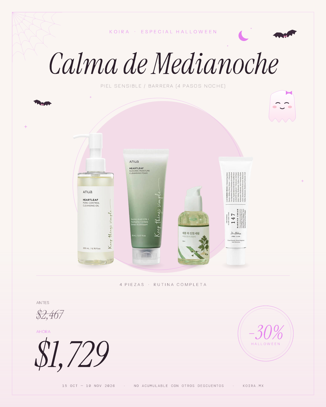 Bundle Calma de Medianoche – Especial Halloween KOIRA