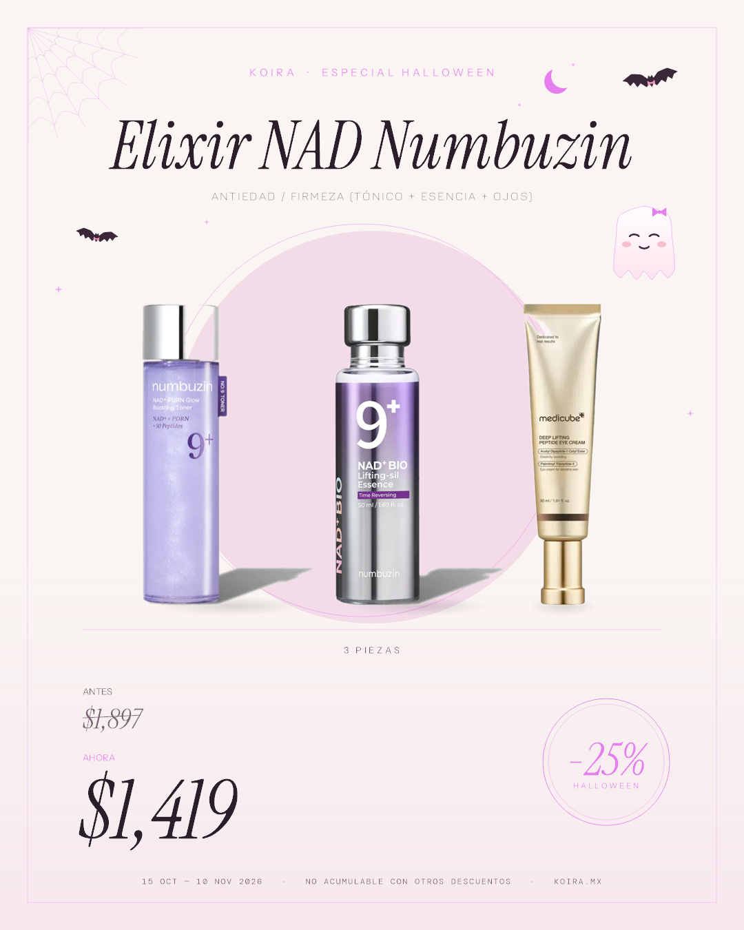 Bundle Elixir NAD Numbuzin – Especial Halloween KOIRA