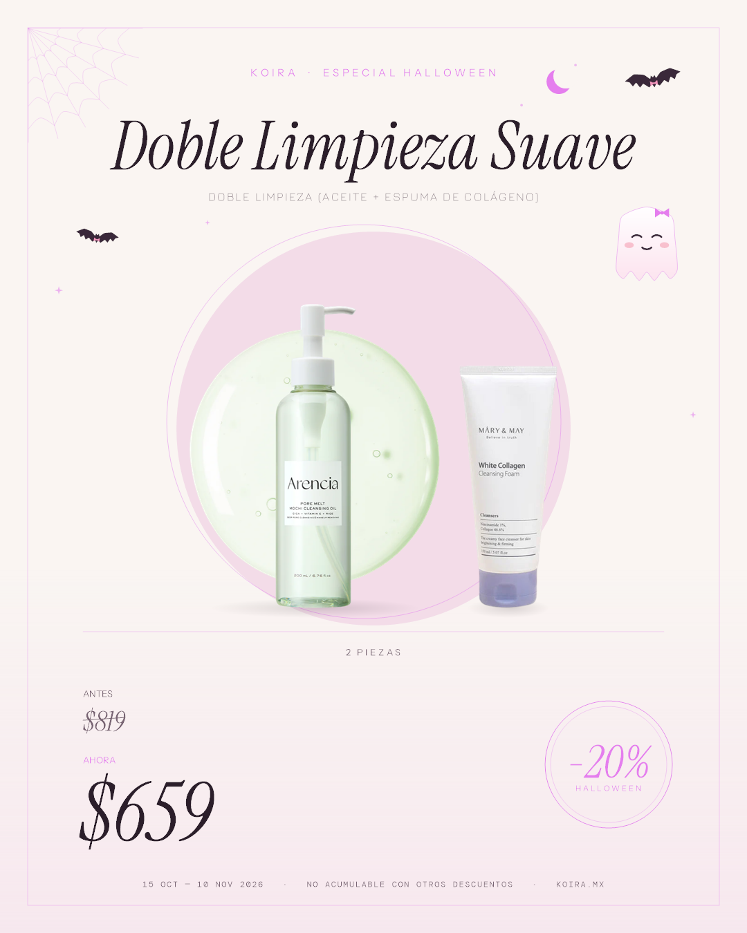 Bundle Doble Limpieza Suave – Especial Halloween KOIRA