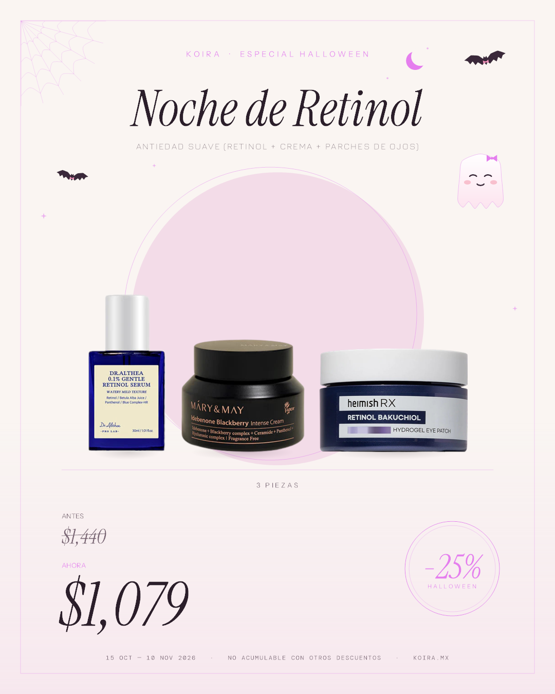 Bundle Noche de Retinol – Especial Halloween KOIRA
